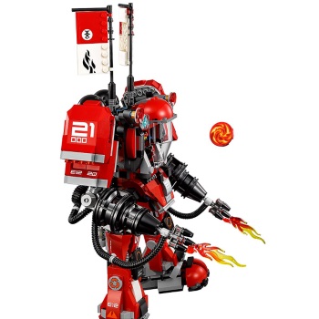 Lego set Ninjago movie fire mech LE70615-1